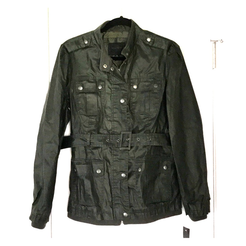 Miss London Black Label - Forest Green Jacket/Coat